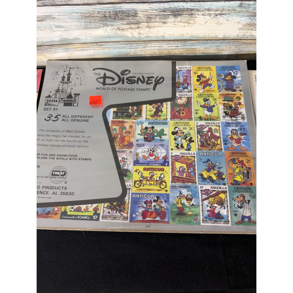 Disney Postage Stamp Lot OS Multicolor NEW Vintage Grenada Antigua Sets - Picture 2 of 6